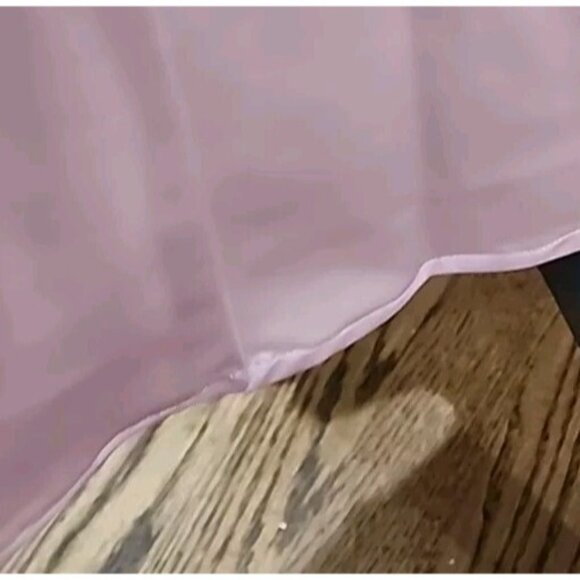 VTG Vanity Fair Pink Floral Eyelet Lace Nightgown Robe Half Zip Housecoat Size L - Picture 8 of 11